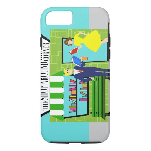 Retro Book Lovers iPhone 7 Case