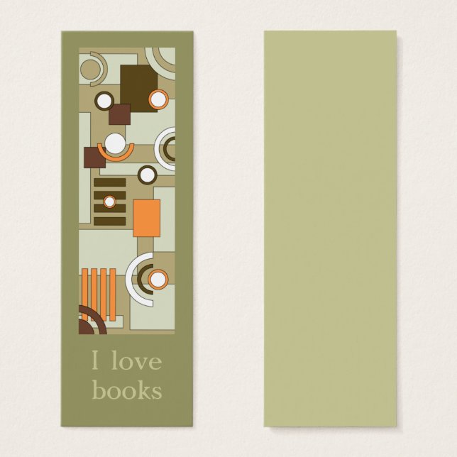 Retro Bookmark Design (Front & Back)