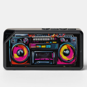Retro Boom Box Colorful Bluetooth Speaker