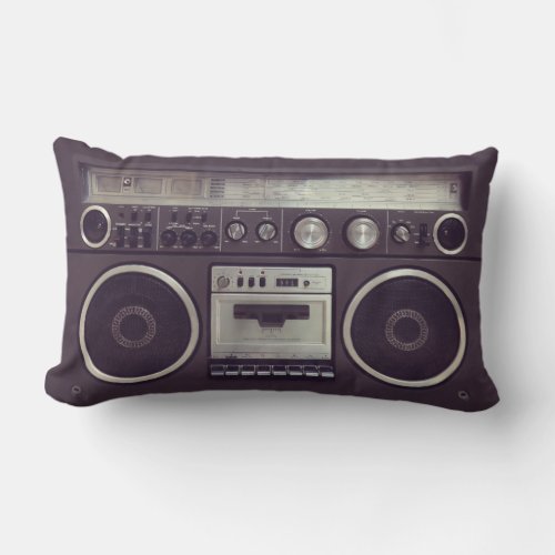 Retro Boombox Cassette Player Funny pillow