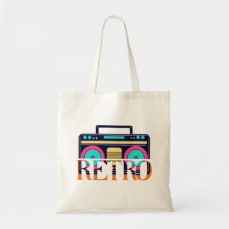 Retro - Boombox Classic Tote Bag