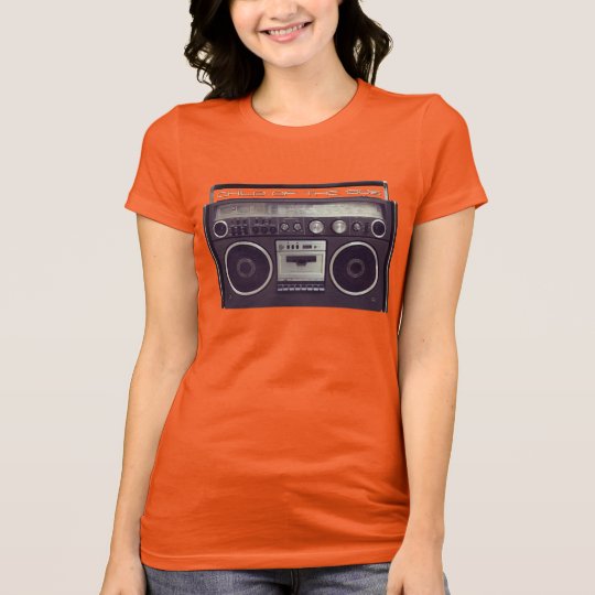 Retro Boombox Stereo Ghetto Blaster Funny shirt