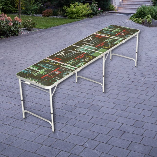 Retro Boomboxes Pong Table (Creator Uploaded)