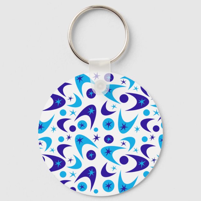 Retro Boomerang Keychain (Front)