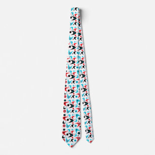 Retro Boomerang Neck Tie