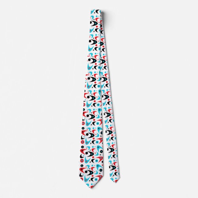 Retro Boomerang Neck Tie (Front)
