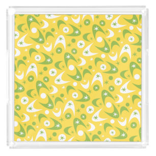 Retro Boomerangs Acrylic Tray