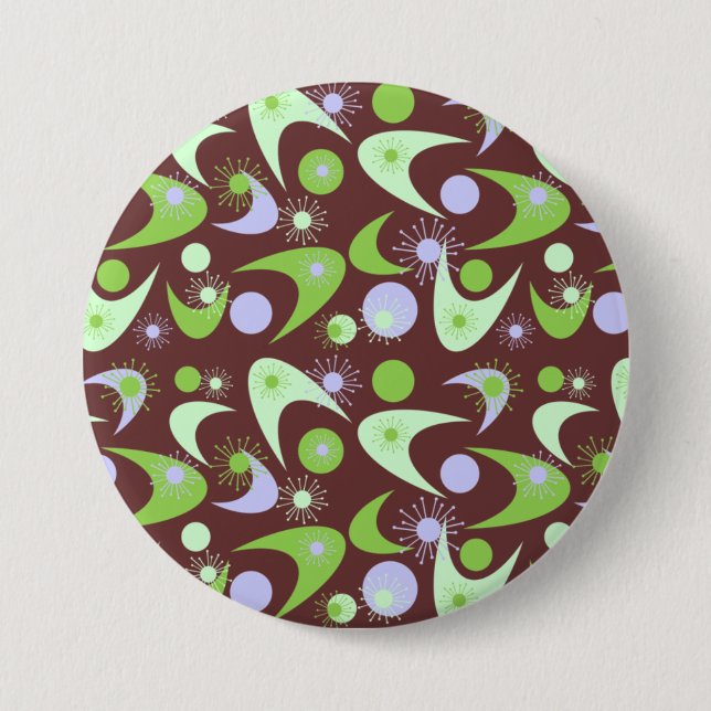 Retro Boomerangs Button (Front)