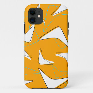 Retro Boomerangs iPhone 11 Case