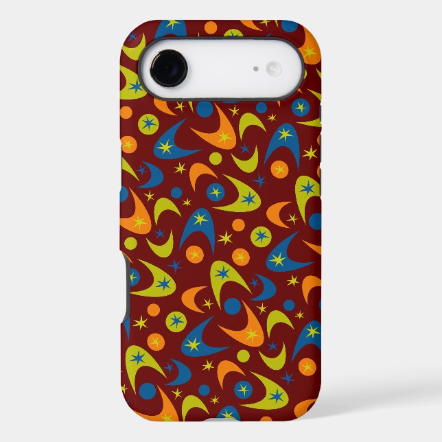 Retro Boomerangs Case-Mate iPhone Case (Back)
