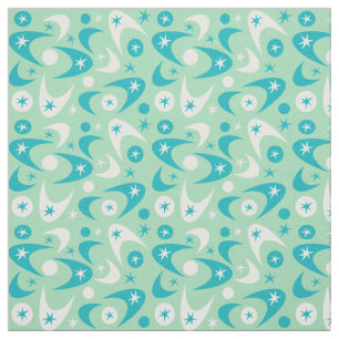 Retro Boomerangs Fabric
