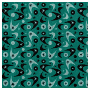 Retro Boomerangs Fabric