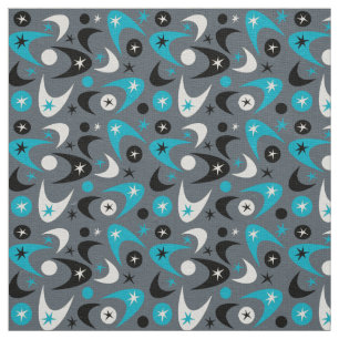 Retro Boomerangs Fabric