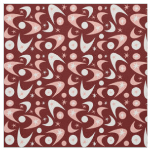 Retro Boomerangs Fabric