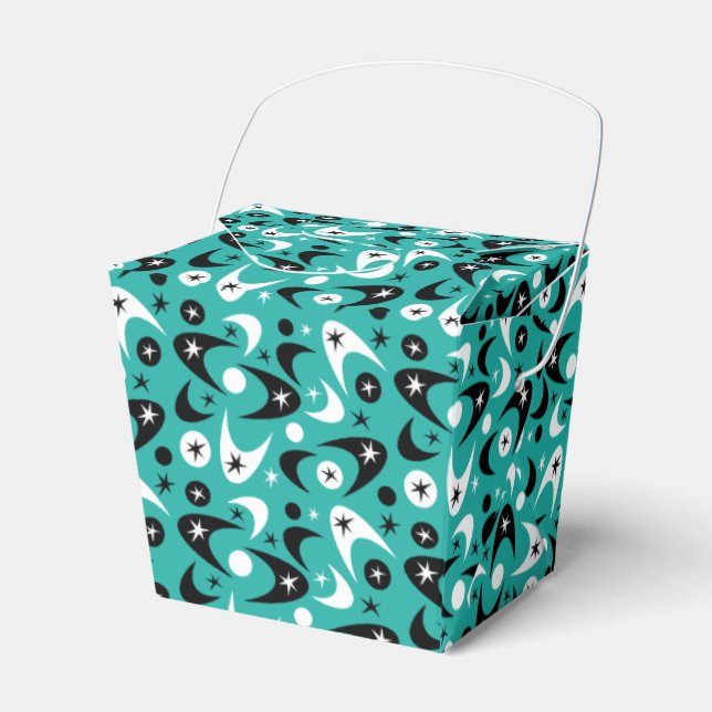 Retro Boomerangs Favor Boxes (Front Side)