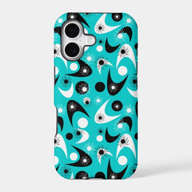 Retro Boomerangs Iphone Case (Back)