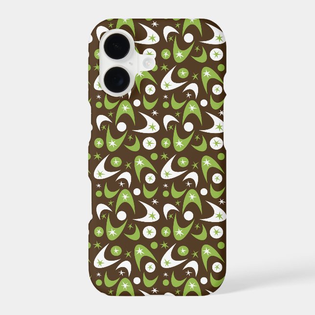 Retro Boomerangs Iphone Case (Back)