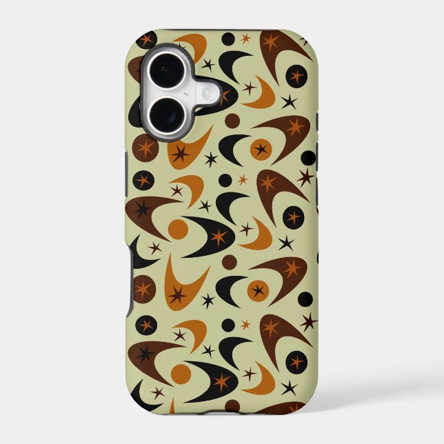 Retro Boomerangs iPhone Case (Back)