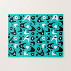 Retro Boomerangs Jigsaw Puzzle