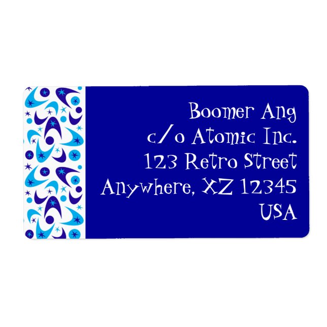 Retro Boomerangs Label (Front)