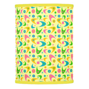 Retro Boomerangs Lamp Shade