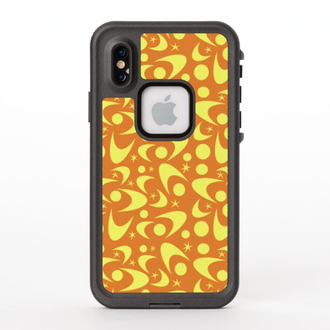 Retro Boomerangs LifeProof iPhone Case (Back)