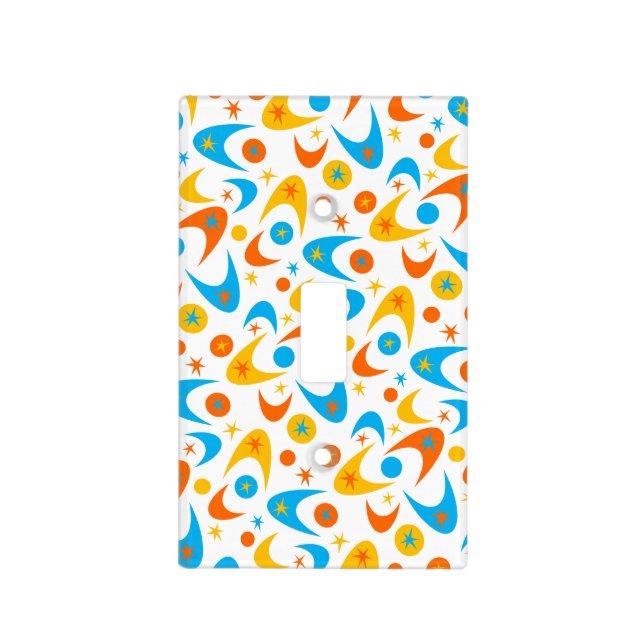 Retro Boomerangs Light Switch Cover (Front)