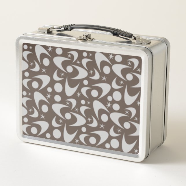 Retro Boomerangs Metal Lunch Box (Front)