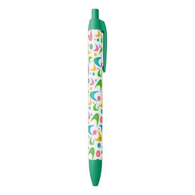 Retro Boomerangs Pen (Bottom (Vertical))