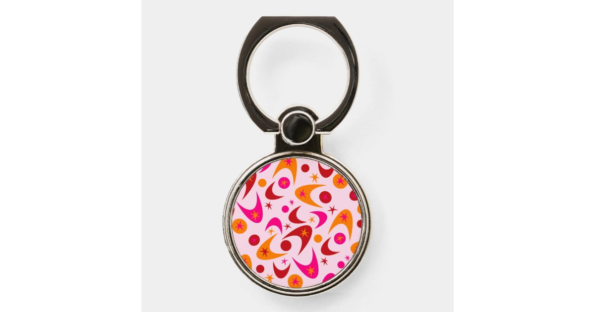 Retro Boomerangs Phone Ring Stand Zazzle