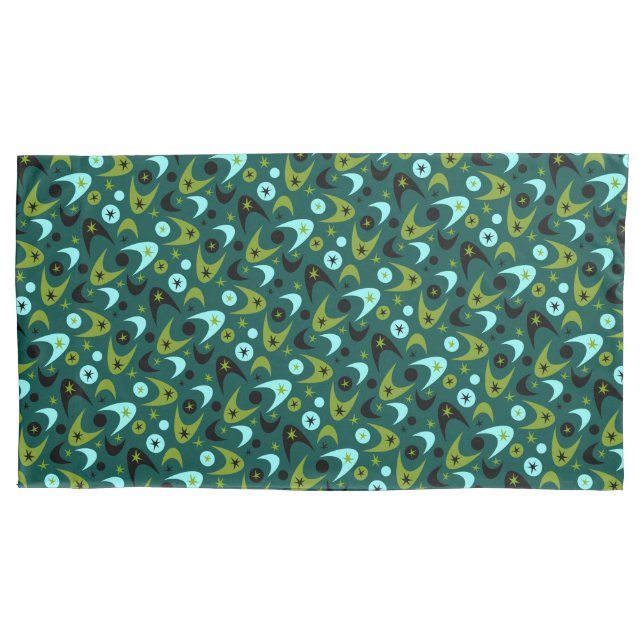 Retro Boomerangs Pillow Case (Front)