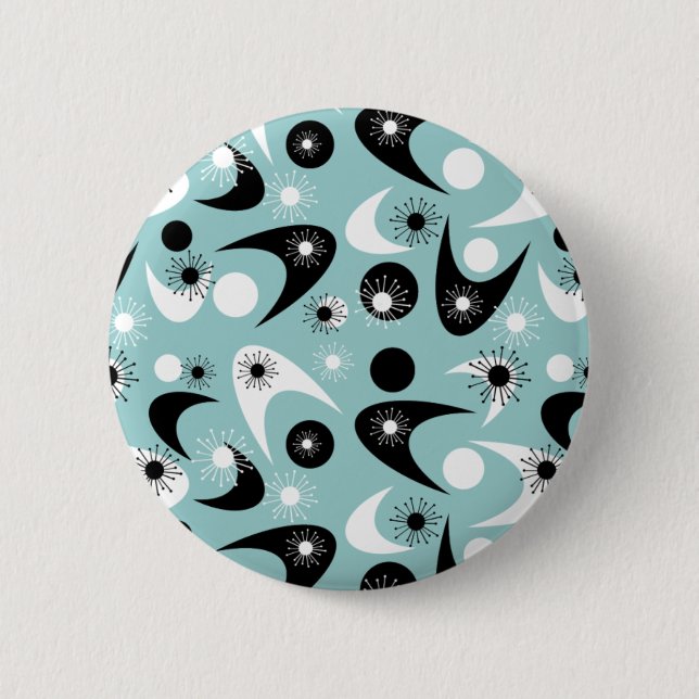 Retro Boomerangs Pinback Button (Front)