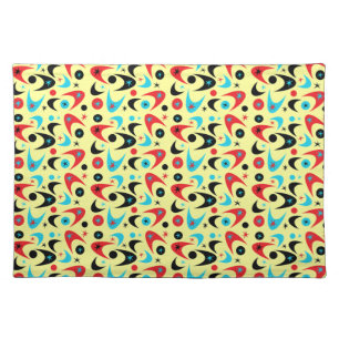 Retro Boomerangs Placemat