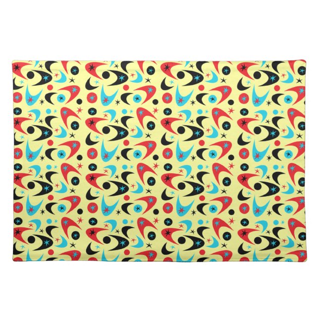 Retro Boomerangs Placemat (Front)