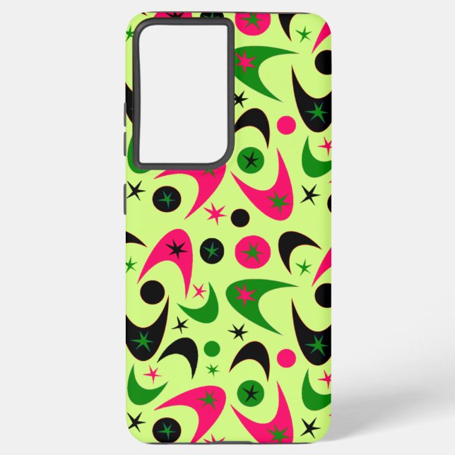 Retro Boomerangs Samsung Galaxy Case (Back)