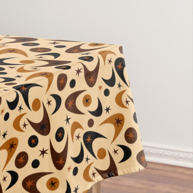 Retro Boomerangs Tablecloth (In Situ)