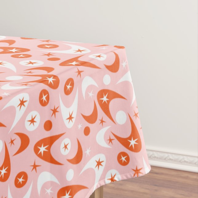 Retro Boomerangs Tablecloth (In Situ)