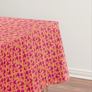 Retro Boomerangs Tablecloth