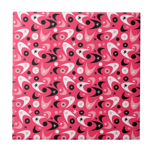 Retro Boomerangs Tile (Front)