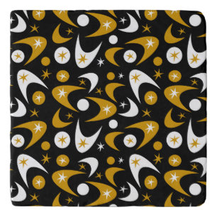 Retro Boomerangs Trivet