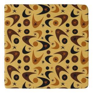 Retro Boomerangs Trivet