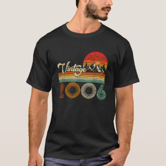Retro Born in 2006 20th Limited Edition Design For T-Shirt