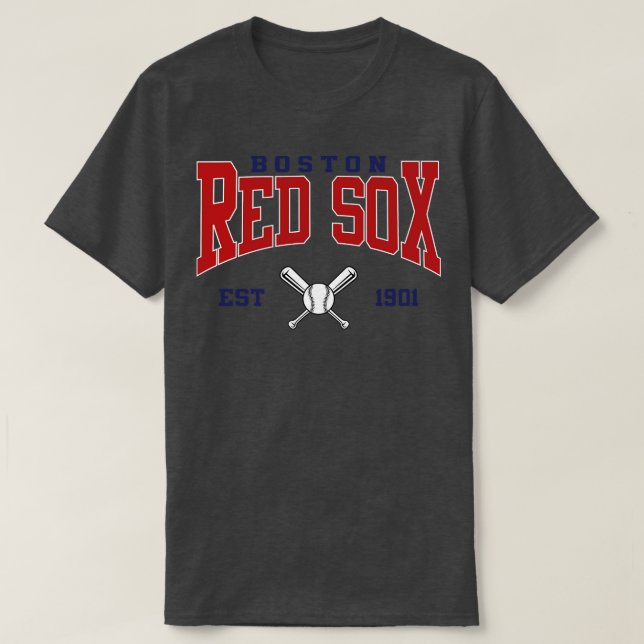 Retro Boston Baseball TShirt (Design Front)