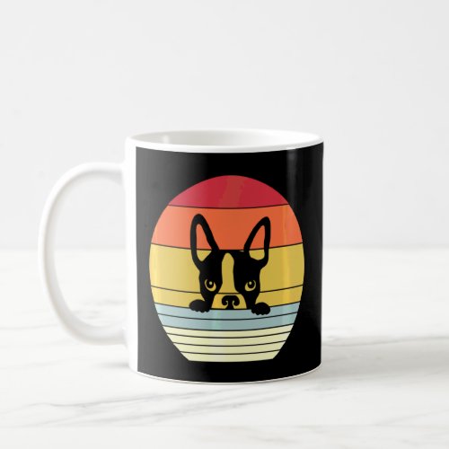Retro Boston Terrier  Coffee Mug