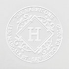 Retro Botanical Round Family Name & Return Address