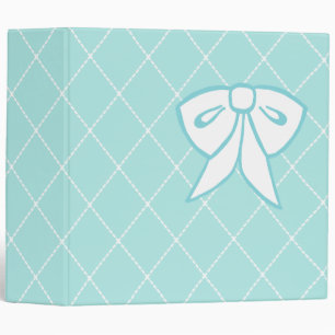 Retro Bow Scrapbook Binder