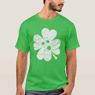 Retro Bowling Ball Shamrock Gift Bowler St Patrick T-Shirt