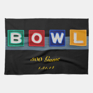 Retro Bowling Towel