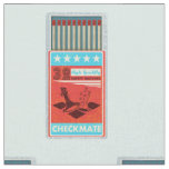 Retro box of matches pop art fabric