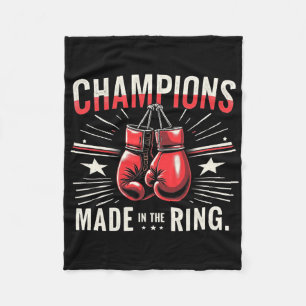 Retro Boxing Gloves Love Gifts For Boxers 4  Fleece Blanket